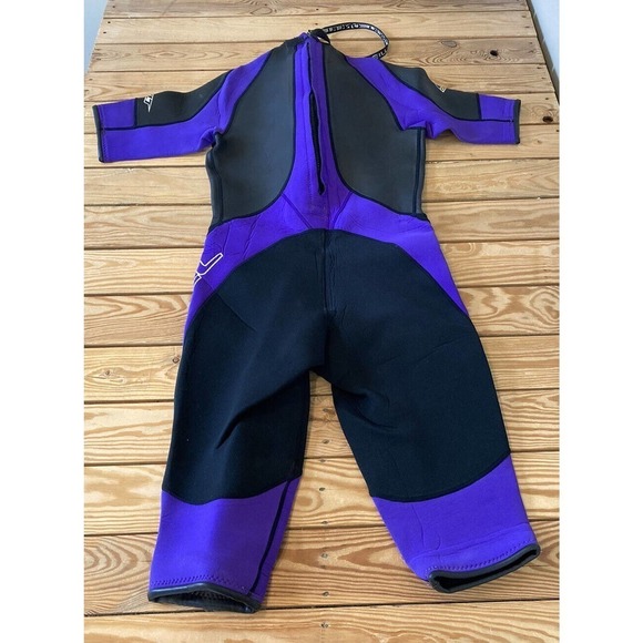 O’Neill Short Sleeve Shorts Wetsuit Size Large Men’s Black Purple - Picture 2 of 9